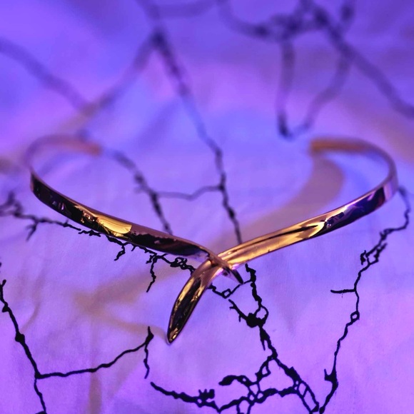 Eddie Borgo Gold Kerchief Slip Collar. Elegant Gold Choker! - Picture 4 of 7